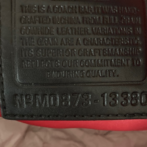 Coach Black Leather with patent leather and silver hardware with dust bag - Picture 3 of 12